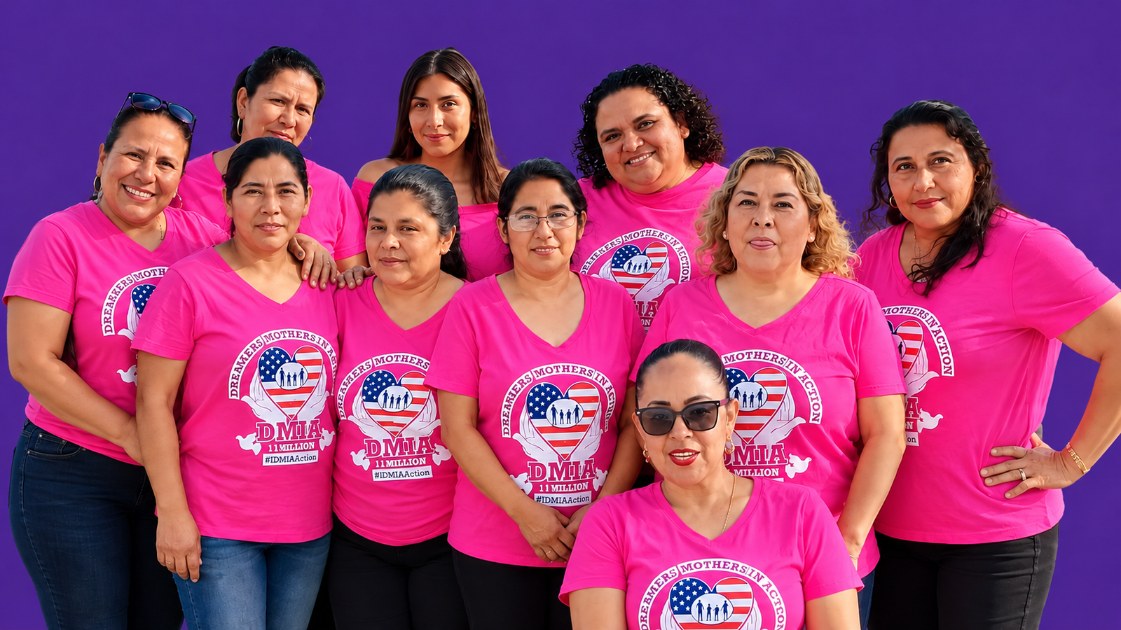 Integrantes de Dreamers Mothers in Action
